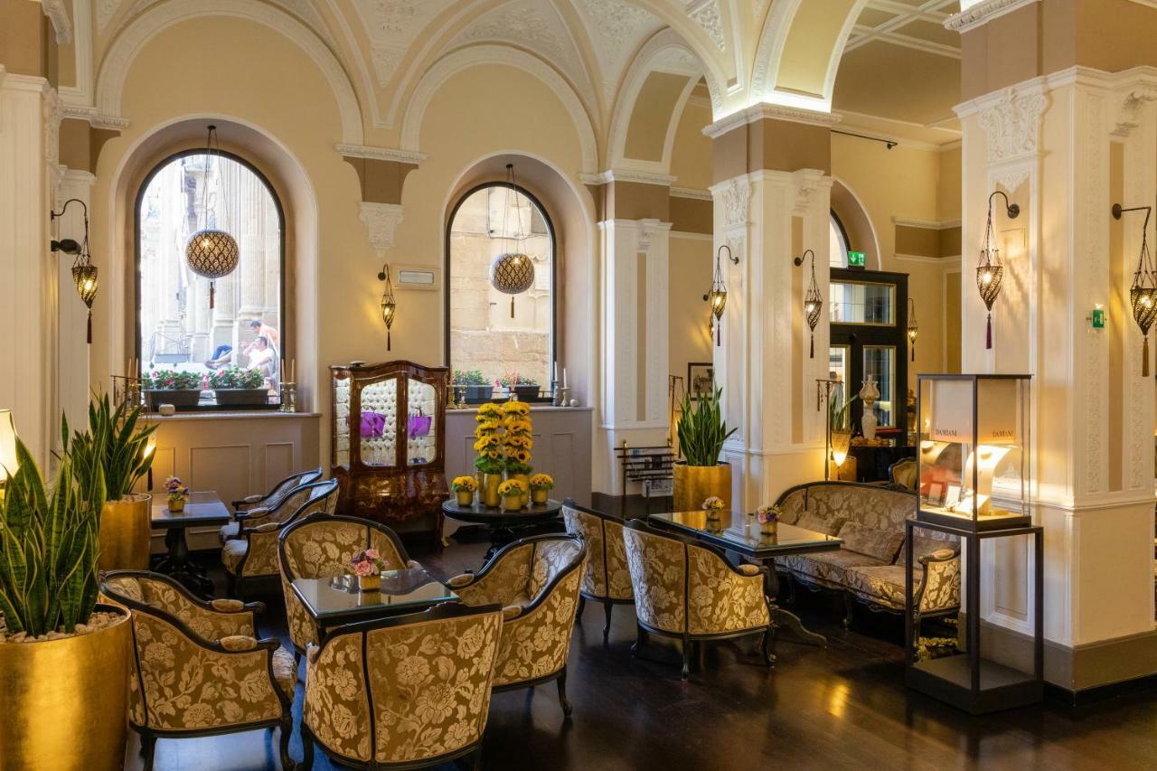 Hotel Bernini Palace Florence Luaran gambar The lobby